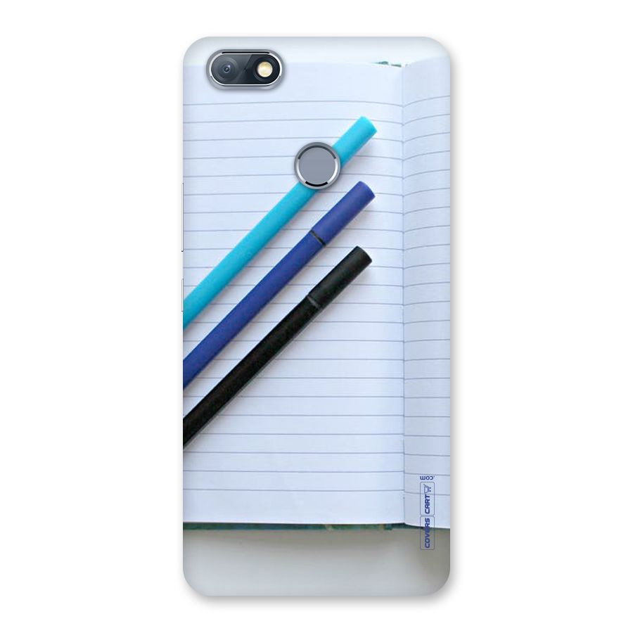 Notebook And Pens Back Case for Infinix Note 5