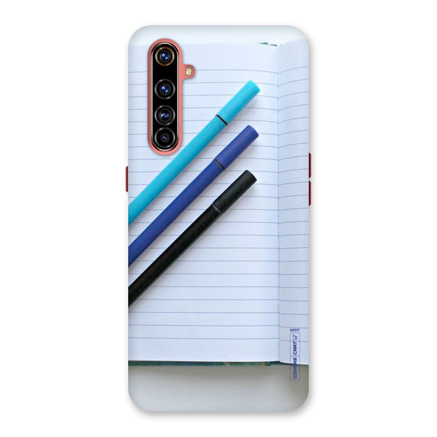 Notebook And Pens Back Case for Realme X50 Pro