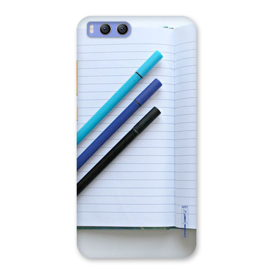 Notebook And Pens Back Case for Xiaomi Mi 6