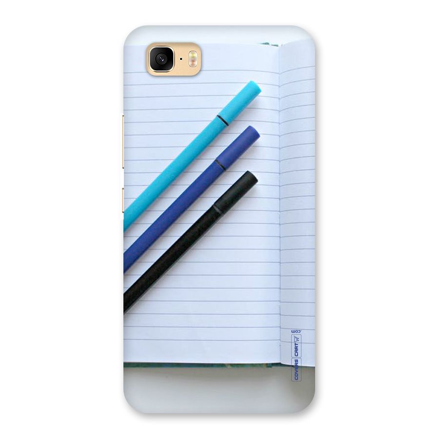 Notebook And Pens Back Case for Zenfone 3s Max