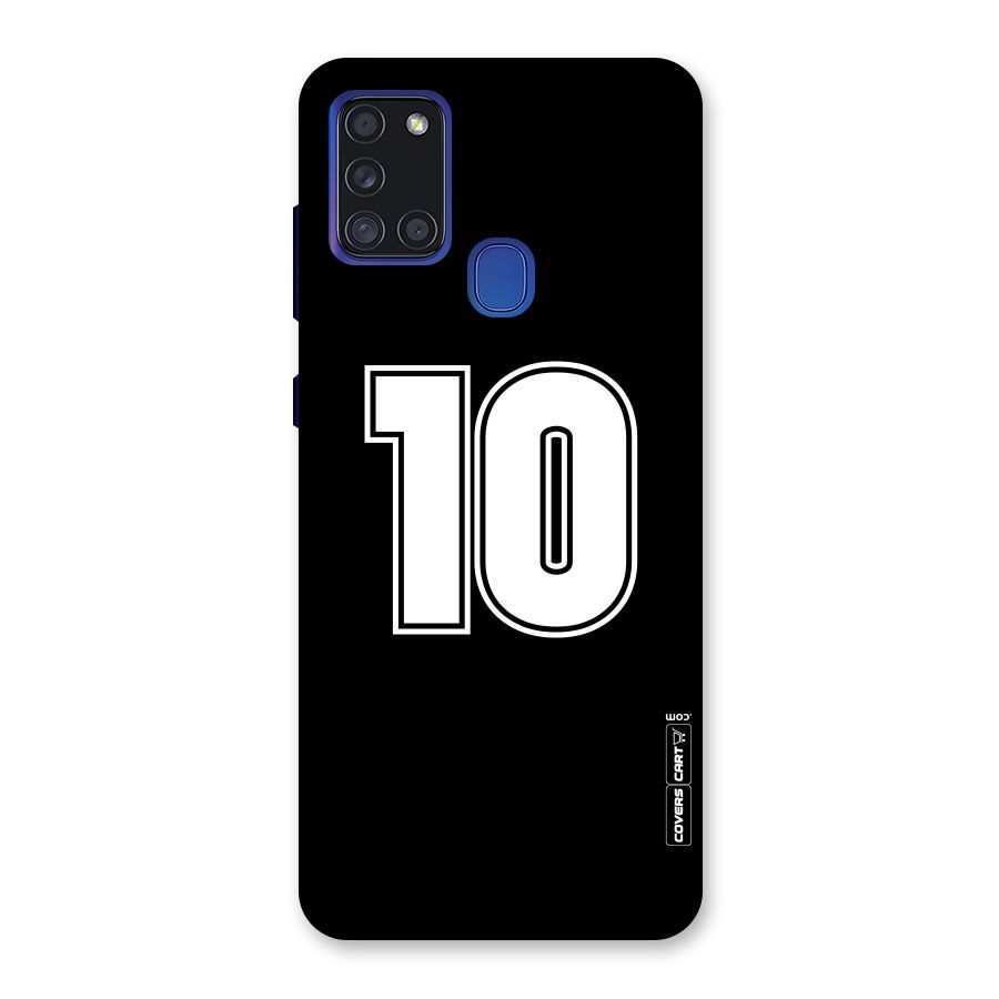 Number 10 Back Case for Galaxy A21s