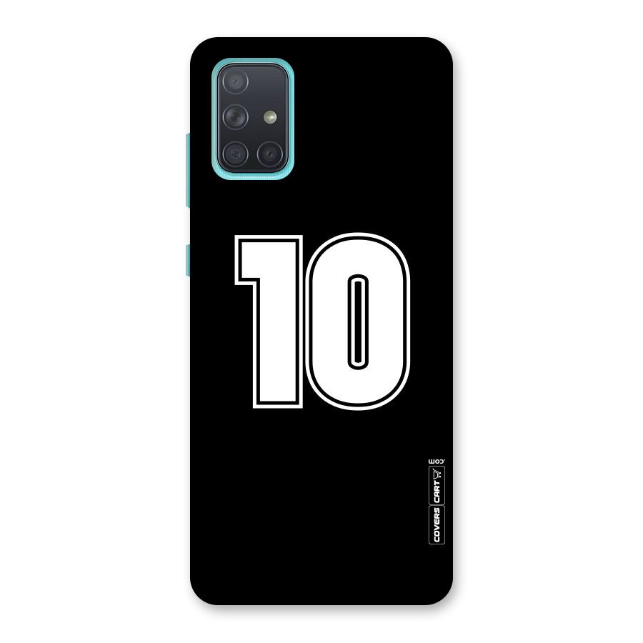 Number 10 Back Case for Galaxy A71