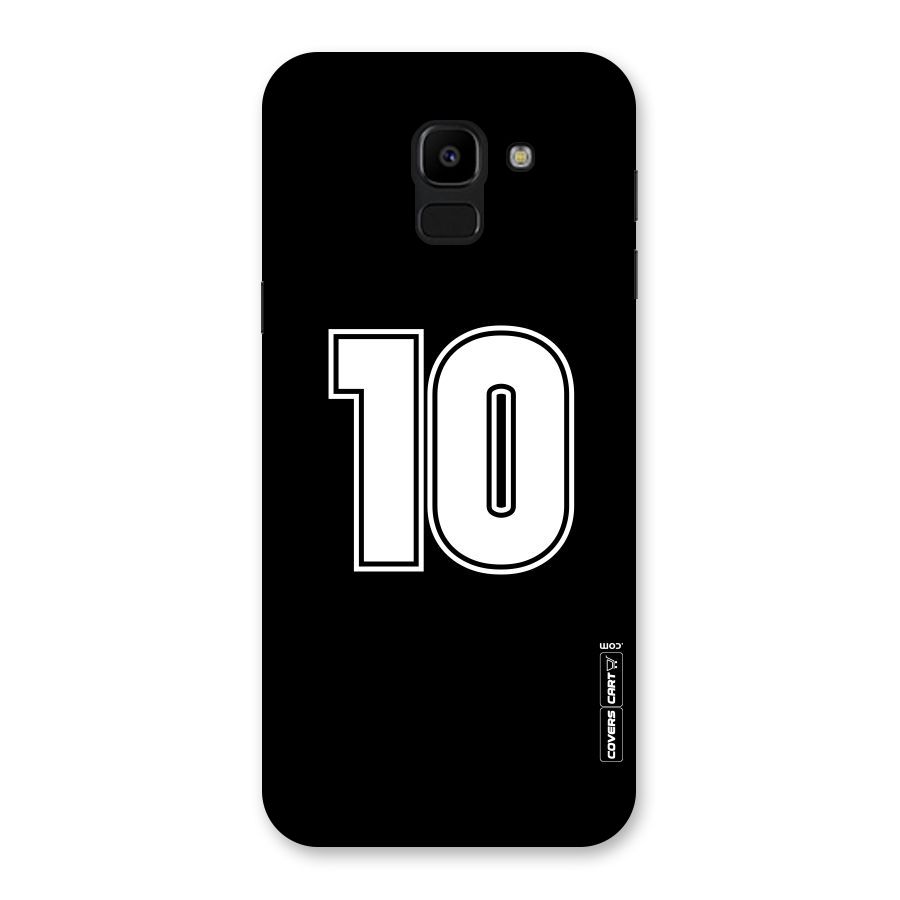 Number 10 Back Case for Galaxy J6