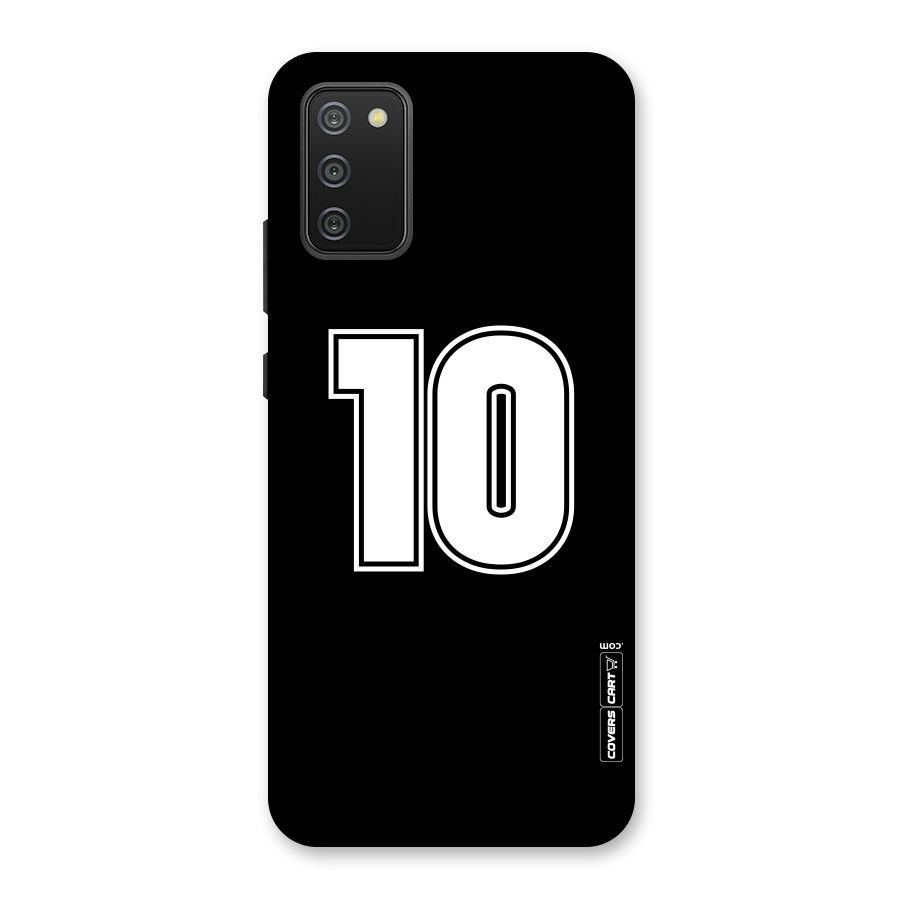 Number 10 Back Case for Galaxy M02s