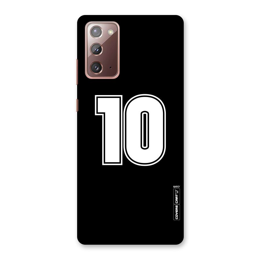 Number 10 Back Case for Galaxy Note 20