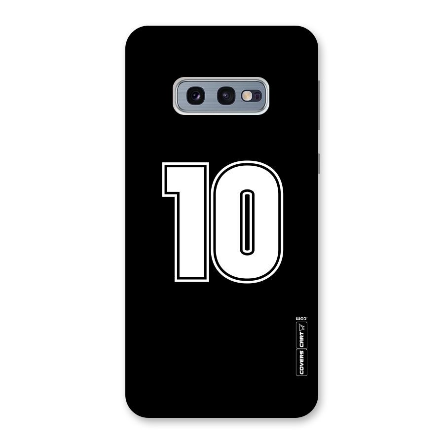Number 10 Back Case for Galaxy S10e