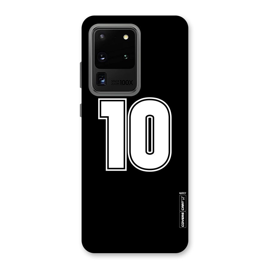 Number 10 Back Case for Galaxy S20 Ultra