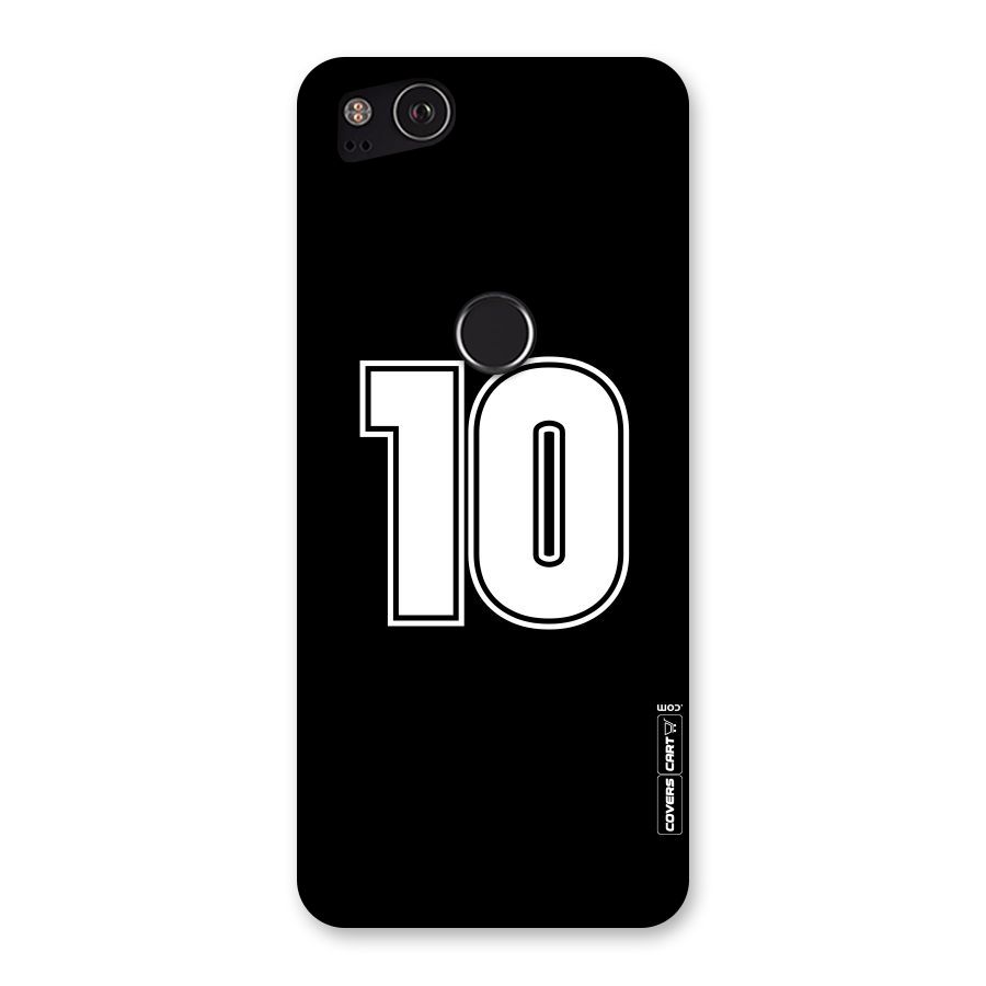 Number 10 Back Case for Google Pixel 2