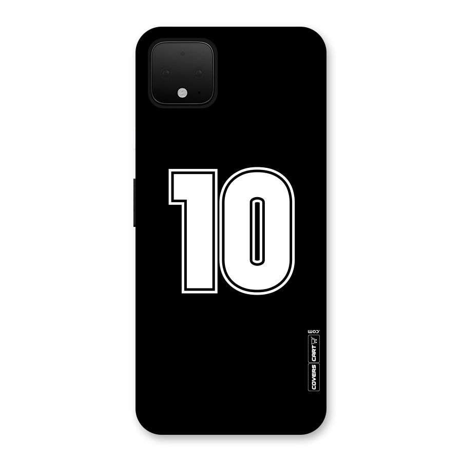 Number 10 Back Case for Google Pixel 4 XL