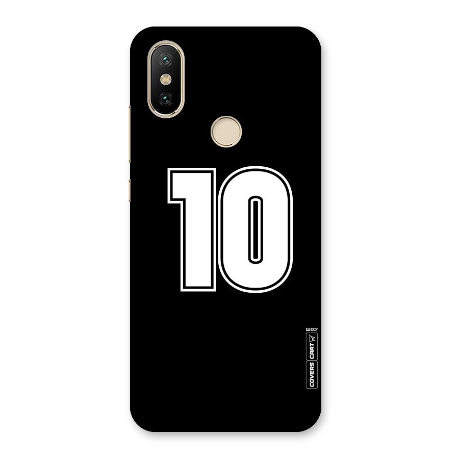 Number 10 Back Case for Mi A2