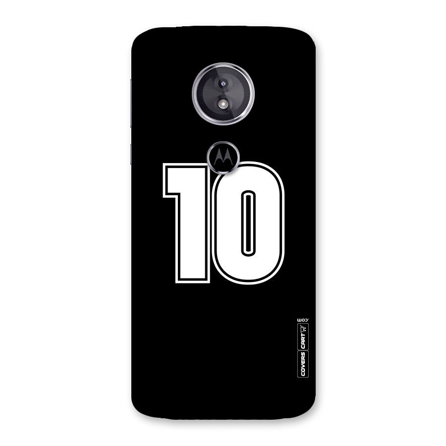 Number 10 Back Case for Moto E5