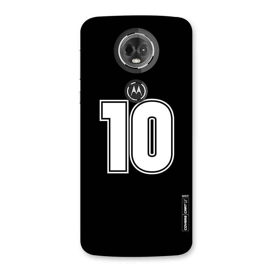 Number 10 Back Case for Moto E5 Plus