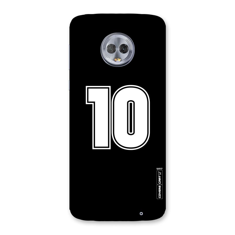 Number 10 Back Case for Moto G6 Plus