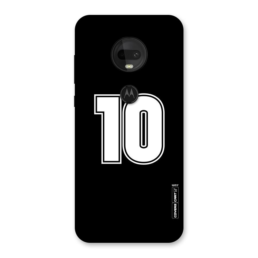 Number 10 Back Case for Moto G7