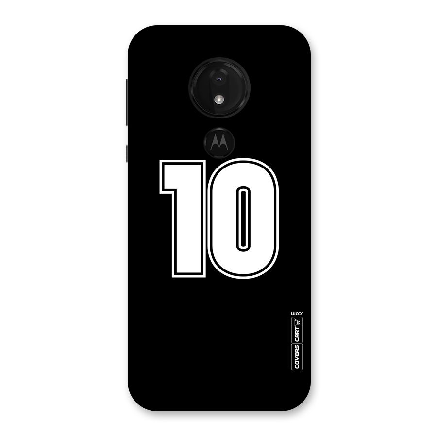 Number 10 Back Case for Moto G7 Power