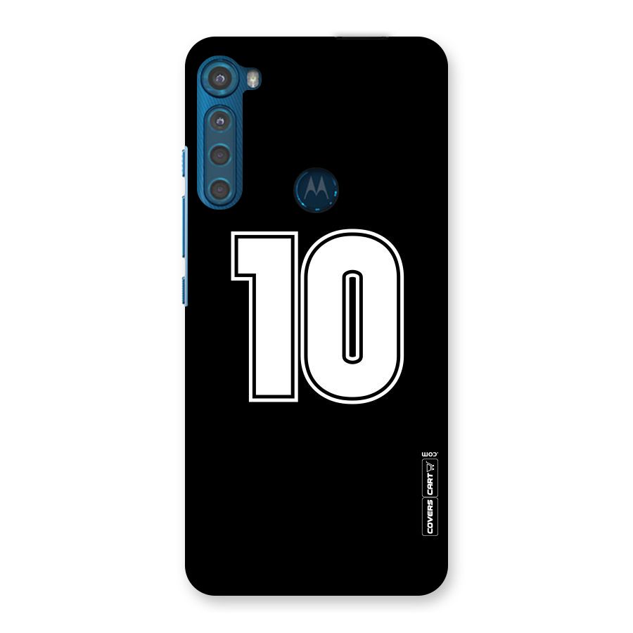 Number 10 Back Case for Motorola One Fusion Plus