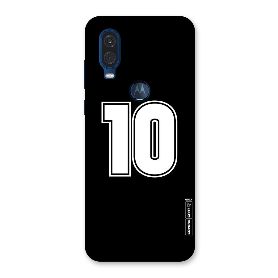 Number 10 Back Case for Motorola One Vision