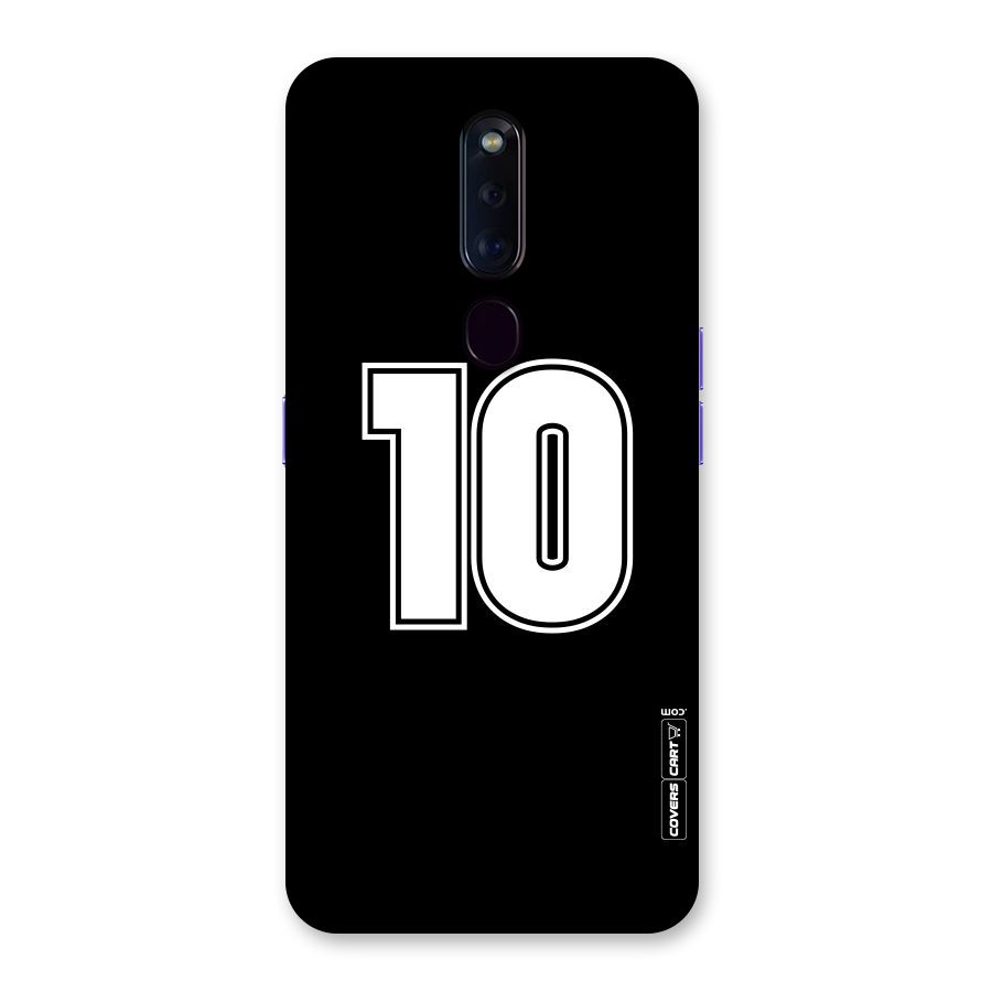 Number 10 Back Case for Oppo F11 Pro
