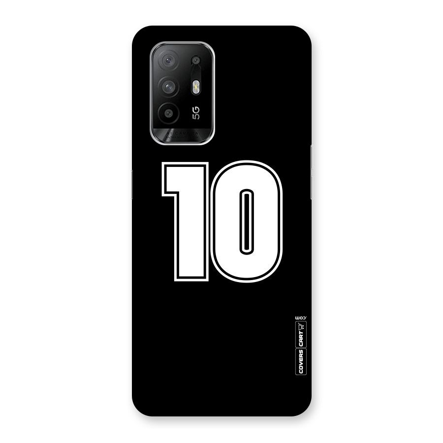 Number 10 Back Case for Oppo F19 Pro Plus 5G