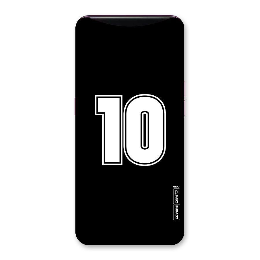 Number 10 Back Case for Oppo Find X