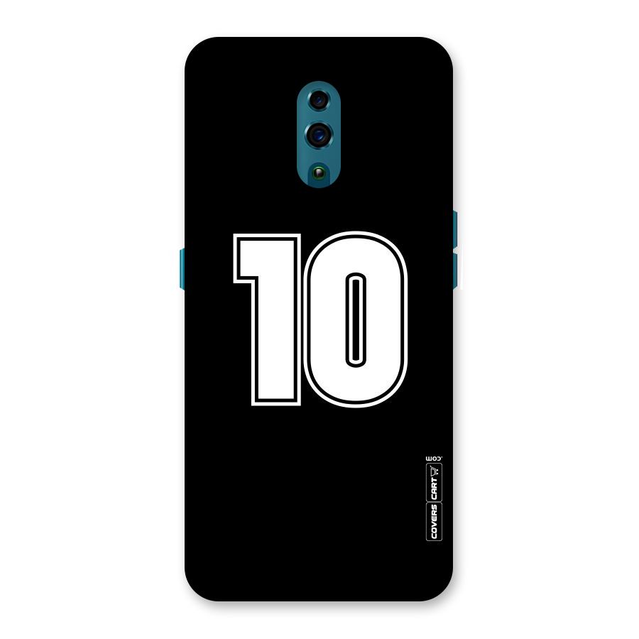 Number 10 Back Case for Oppo Reno