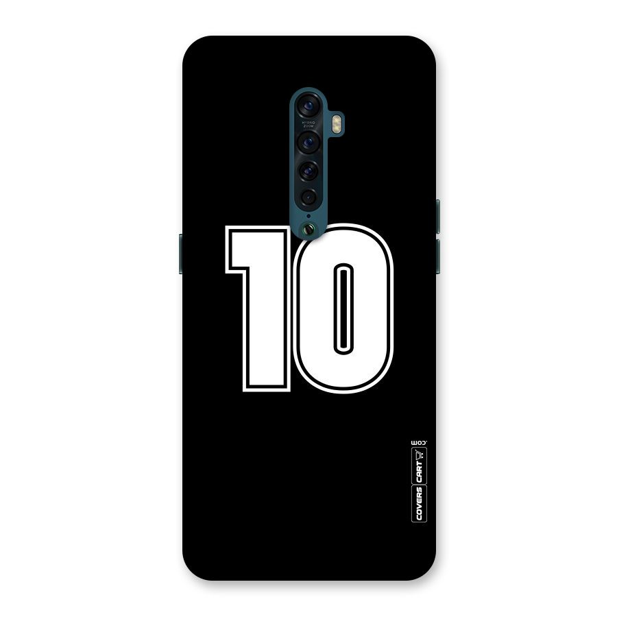 Number 10 Back Case for Oppo Reno2