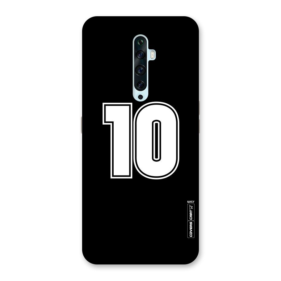 Number 10 Back Case for Oppo Reno2 Z