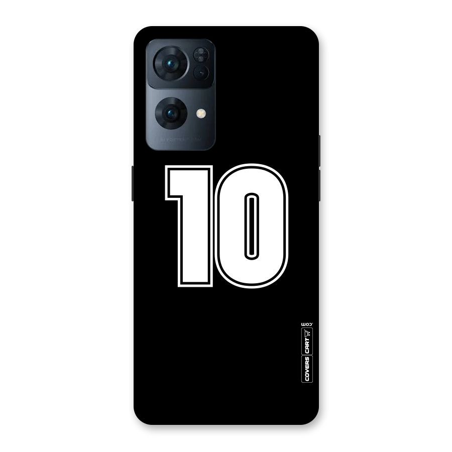 Number 10 Back Case for Oppo Reno7 Pro 5G