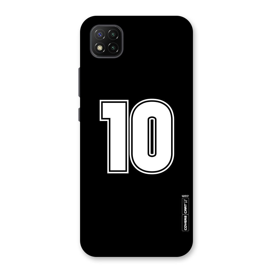 Number 10 Back Case for Poco C3