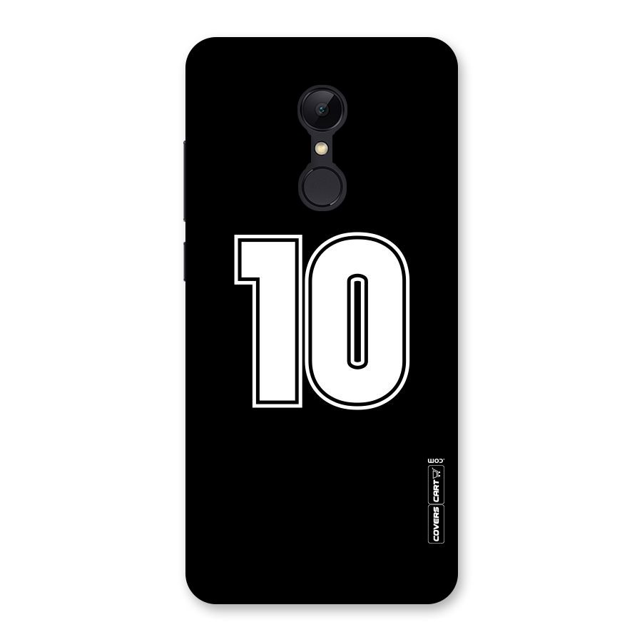 Number 10 Back Case for Redmi 5