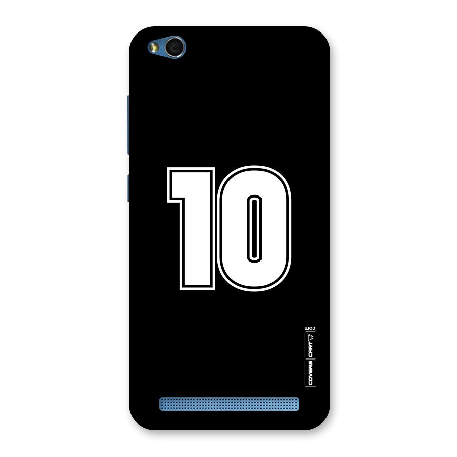 Number 10 Back Case for Redmi 5A