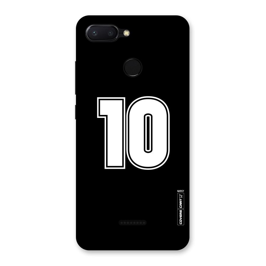 Number 10 Back Case for Redmi 6