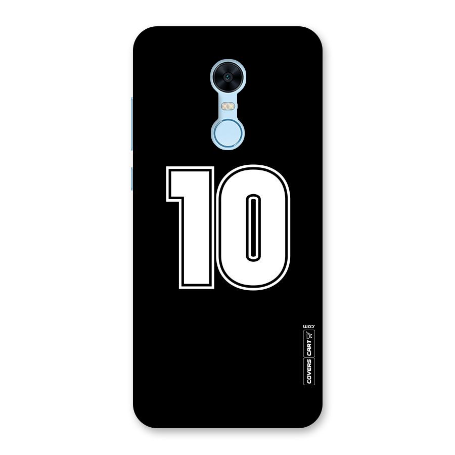 Number 10 Back Case for Redmi Note 5