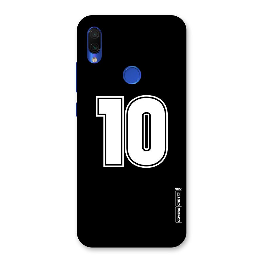 Number 10 Back Case for Redmi Note 7S