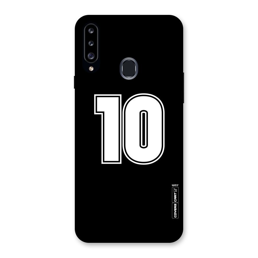 Number 10 Back Case for Samsung Galaxy A20s