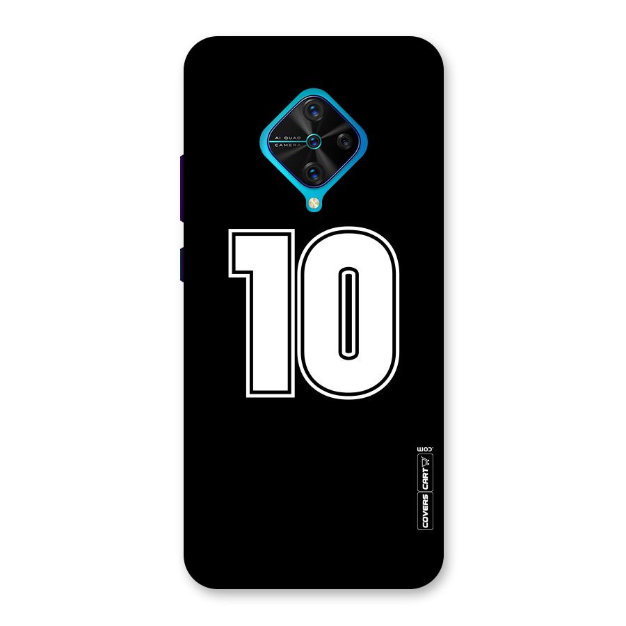 Number 10 Back Case for Vivo S1 Pro