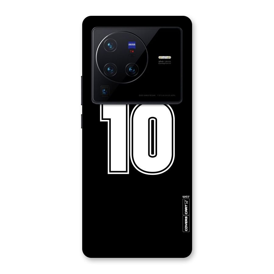 Number 10 Back Case for Vivo X80 Pro