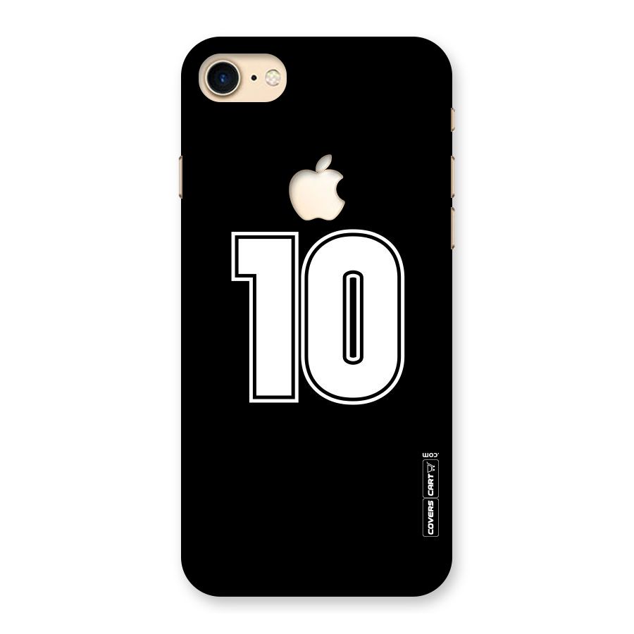 Number 10 Back Case for iPhone 7 Apple Cut
