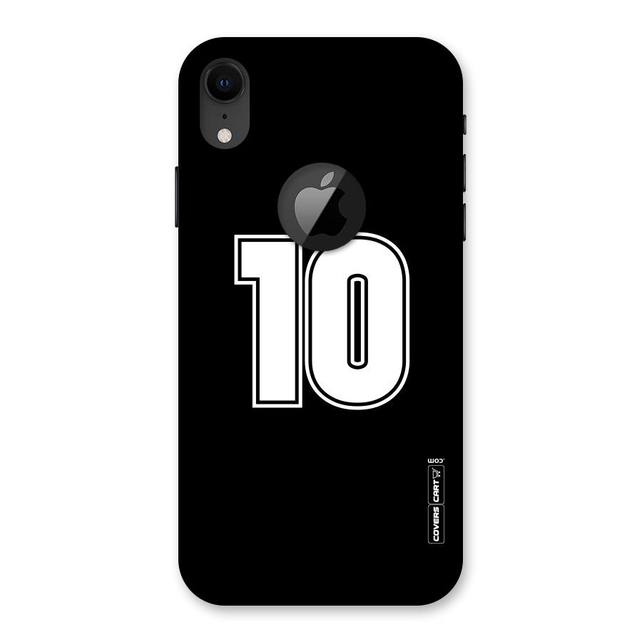 Number 10 Back Case for iPhone XR Logo Cut