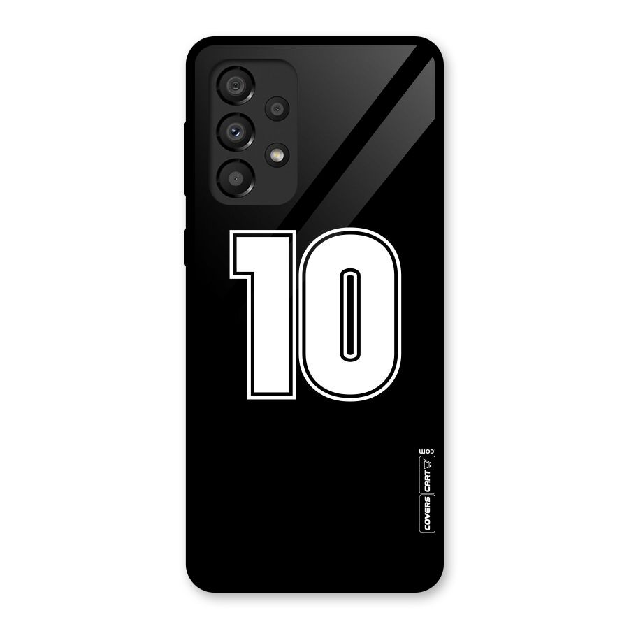Number 10 Glass Back Case for Galaxy A33 5G