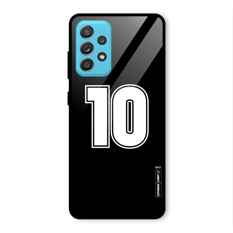 Number 10 Glass Back Case for Galaxy A52
