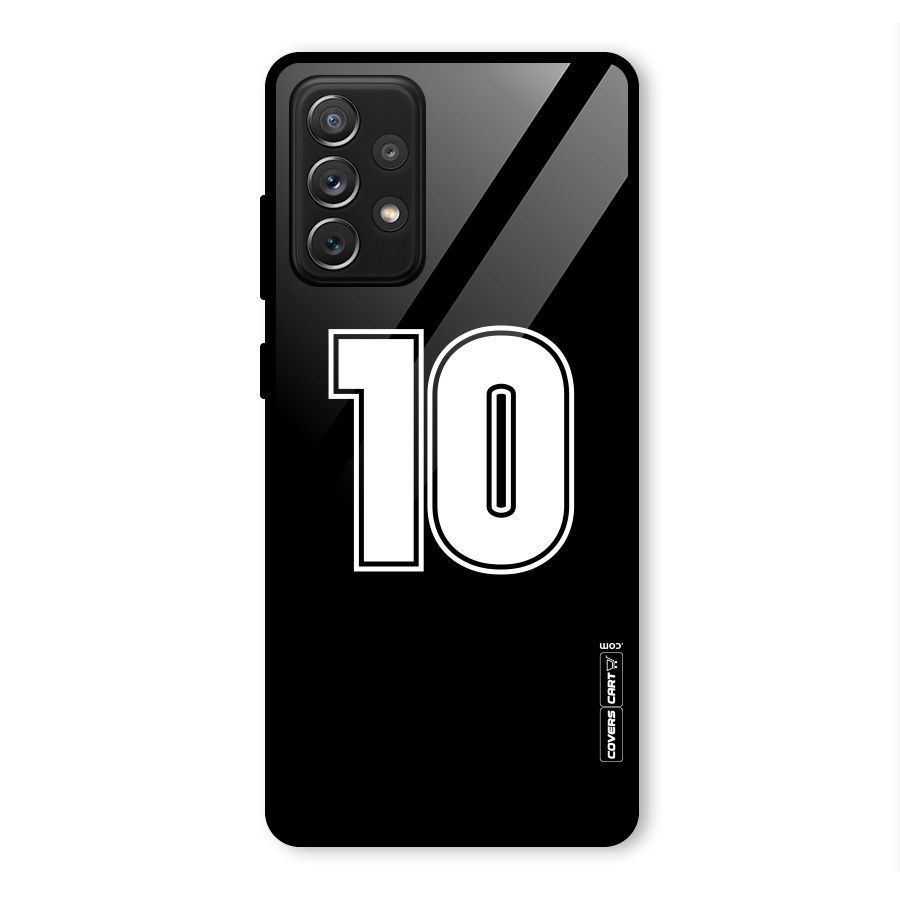 Number 10 Glass Back Case for Galaxy A72