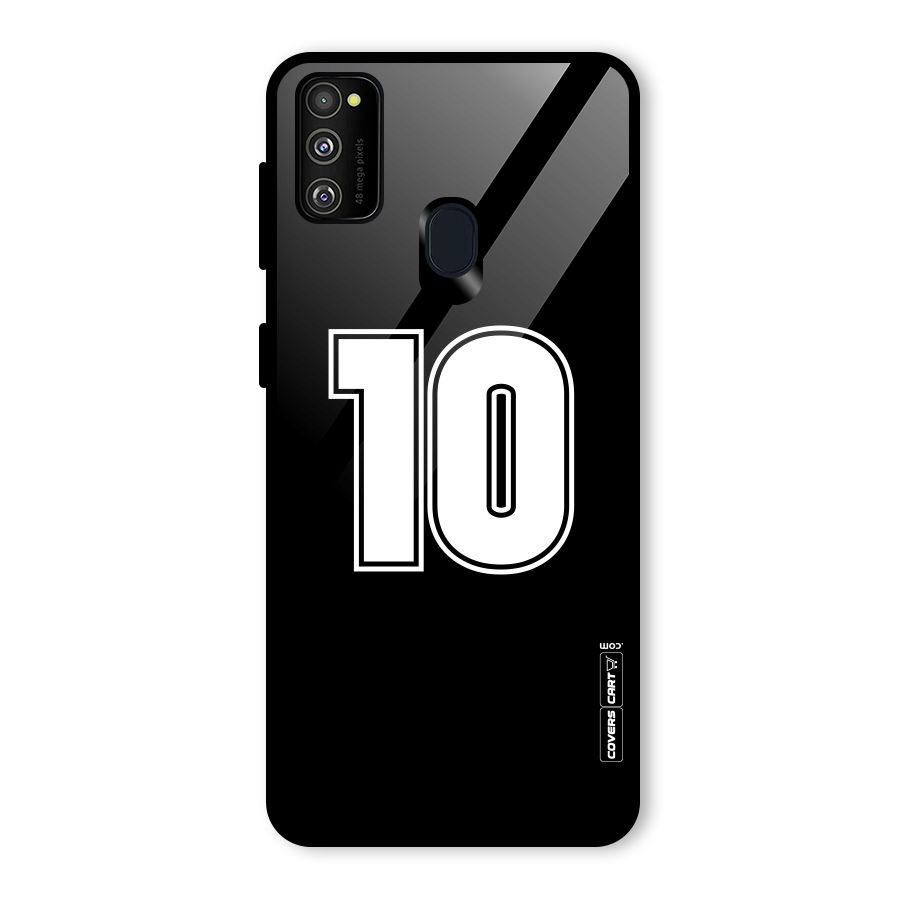 Number 10 Glass Back Case for Galaxy M30s