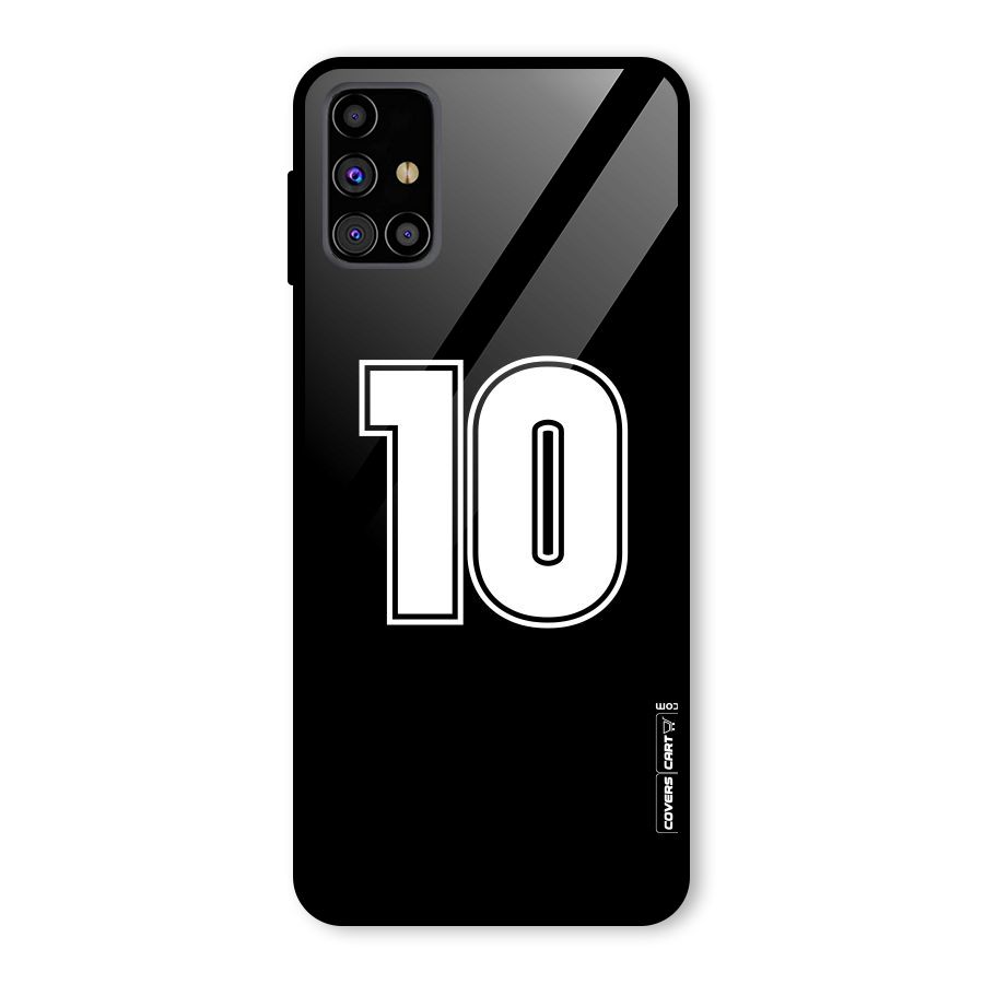 Number 10 Glass Back Case for Galaxy M31s