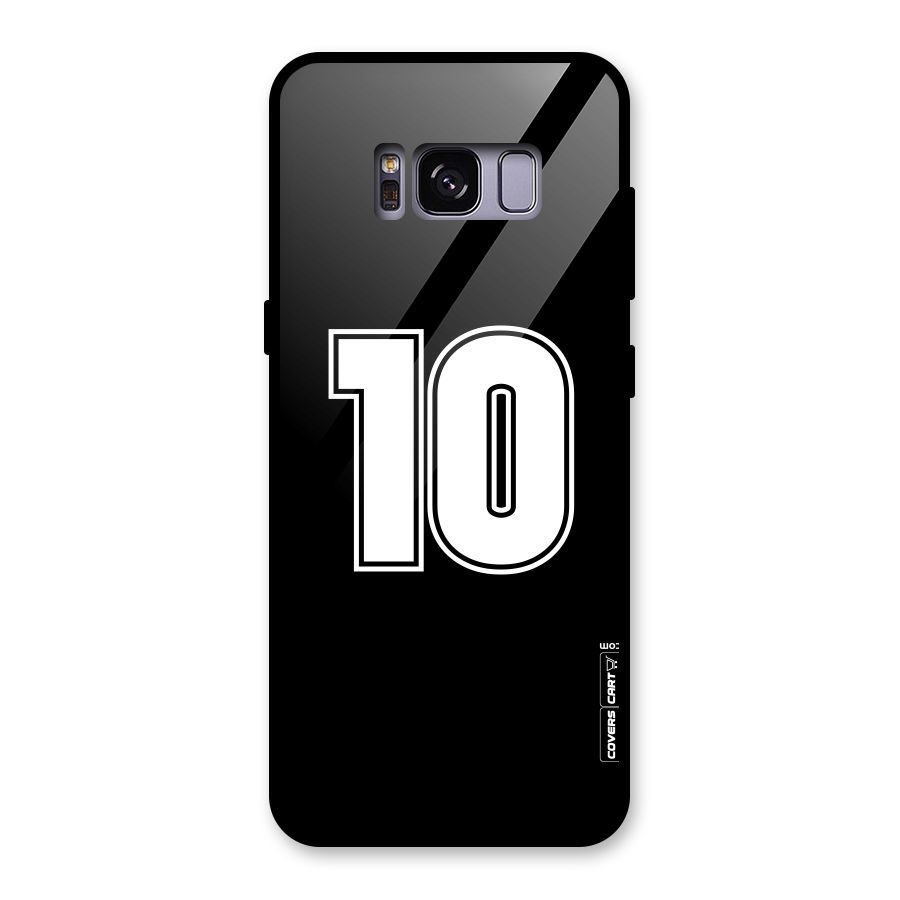 Number 10 Glass Back Case for Galaxy S8