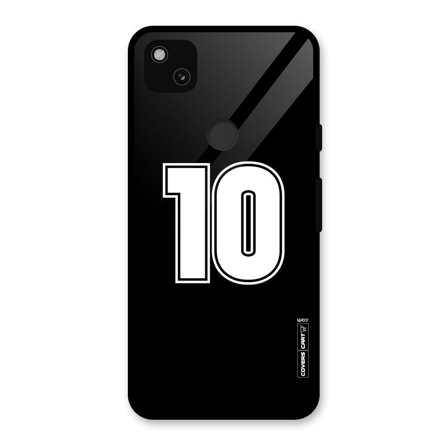 Number 10 Glass Back Case for Google Pixel 4a