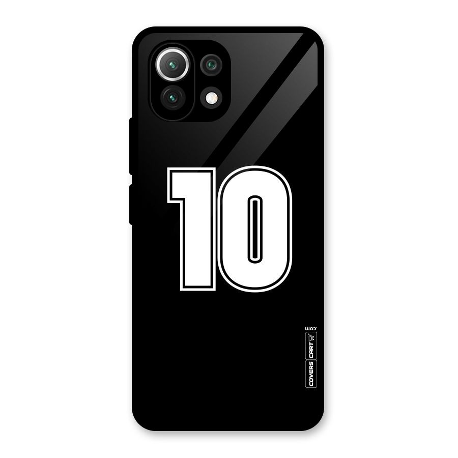 Number 10 Glass Back Case for Mi 11 Lite NE 5G