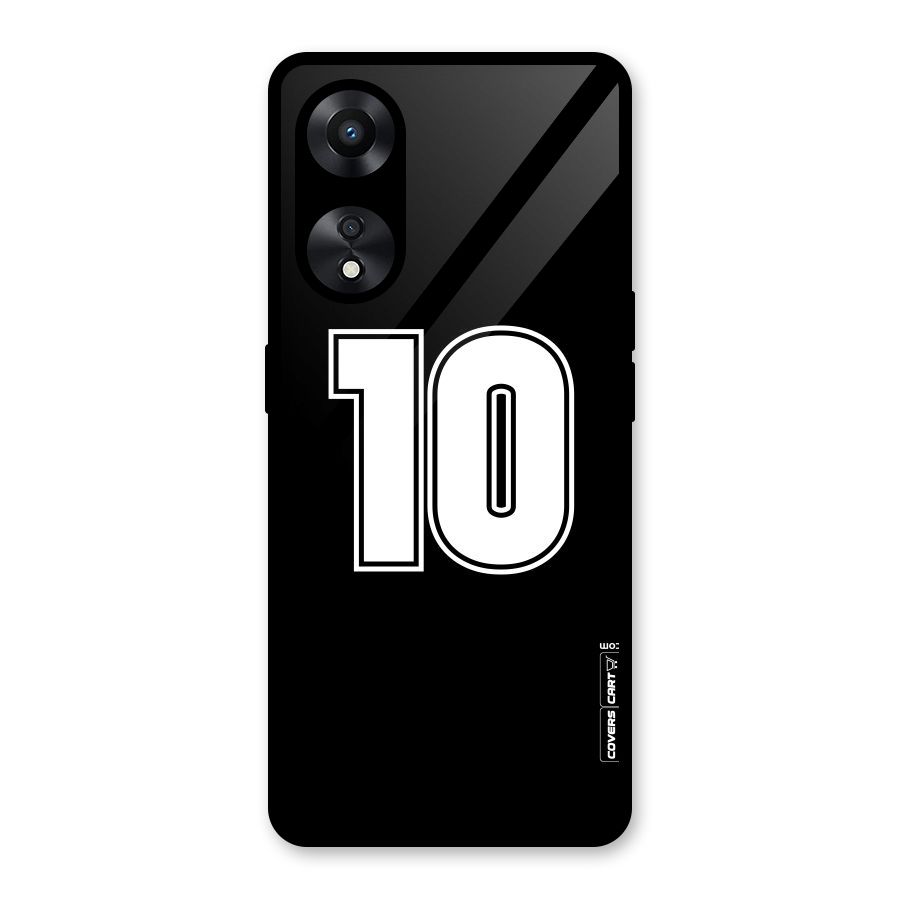 Number 10 Glass Back Case for Oppo A78