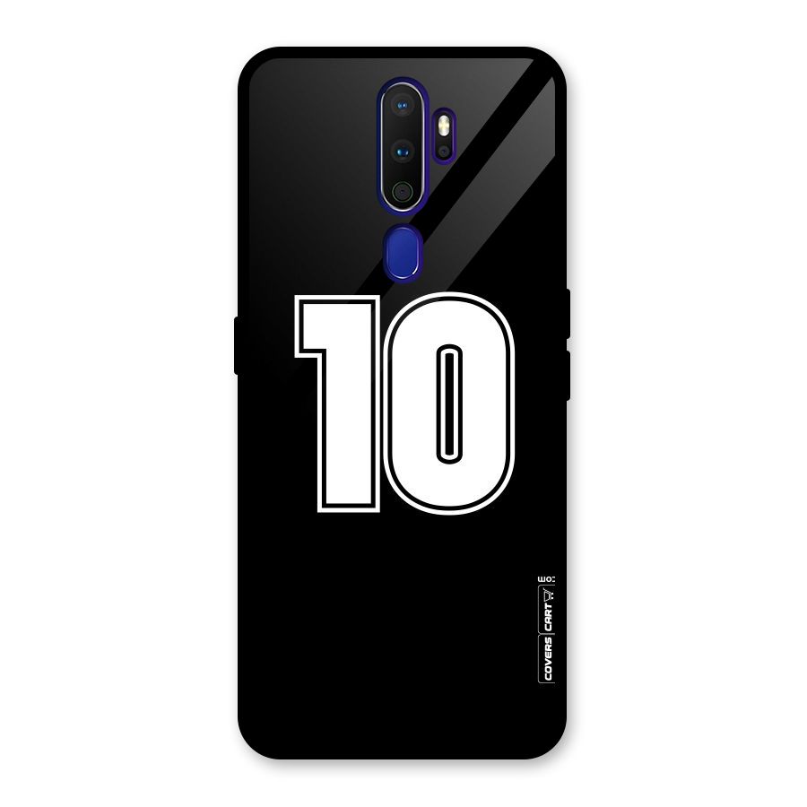 Number 10 Glass Back Case for Oppo A9 (2020)