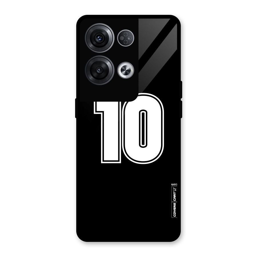 Number 10 Glass Back Case for Oppo Reno8 Pro 5G